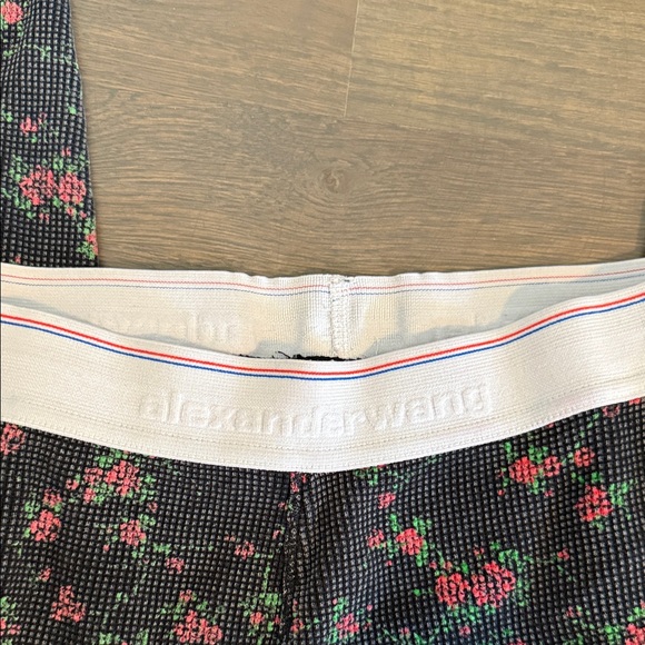 Alexander Wang Black Floral Lounge Pants - Picture 2 of 4